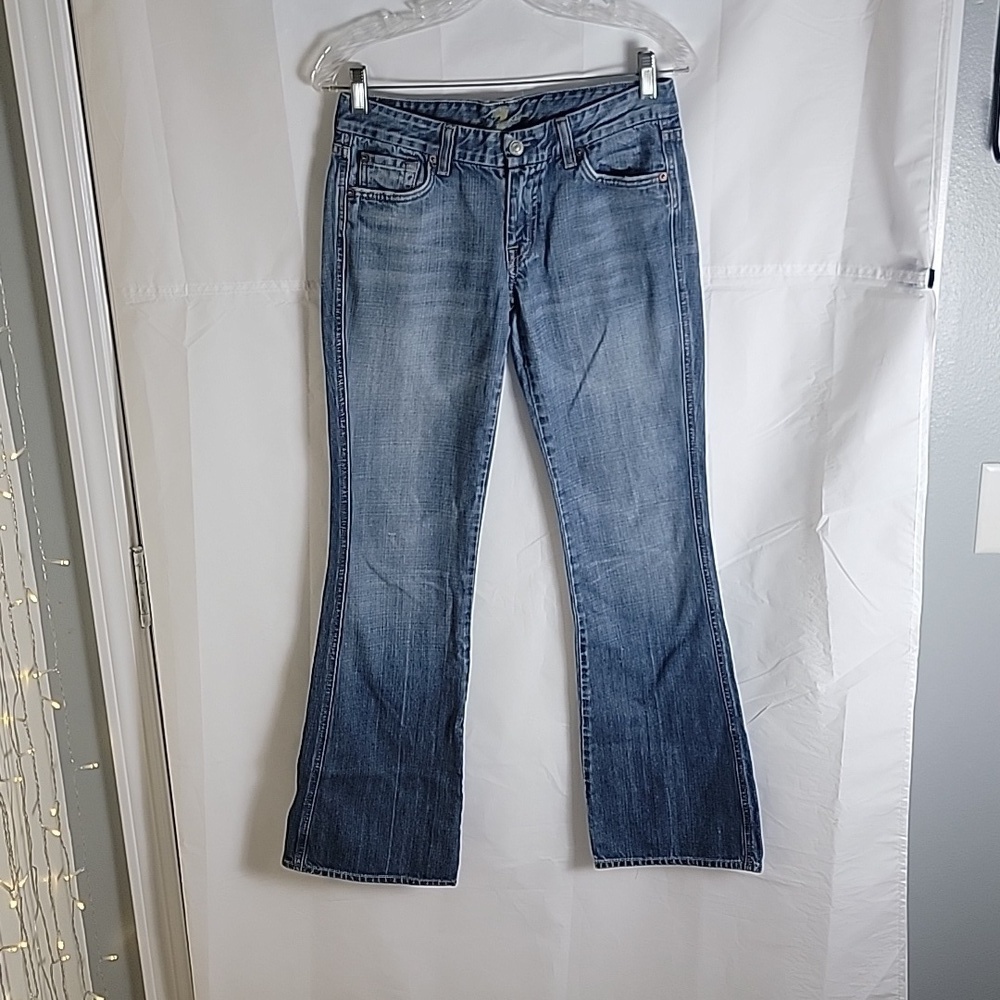 7 for all mankind "A" pocket slim bootcut jeans
